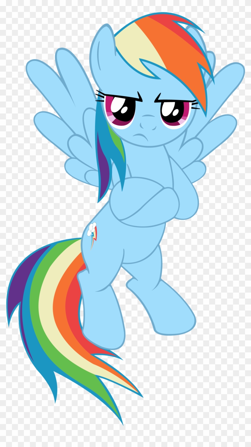 Angry Rainbow Dash By Masterrottweiler Angry Rainbow - Mlp Angry Rainbow Dash #575968