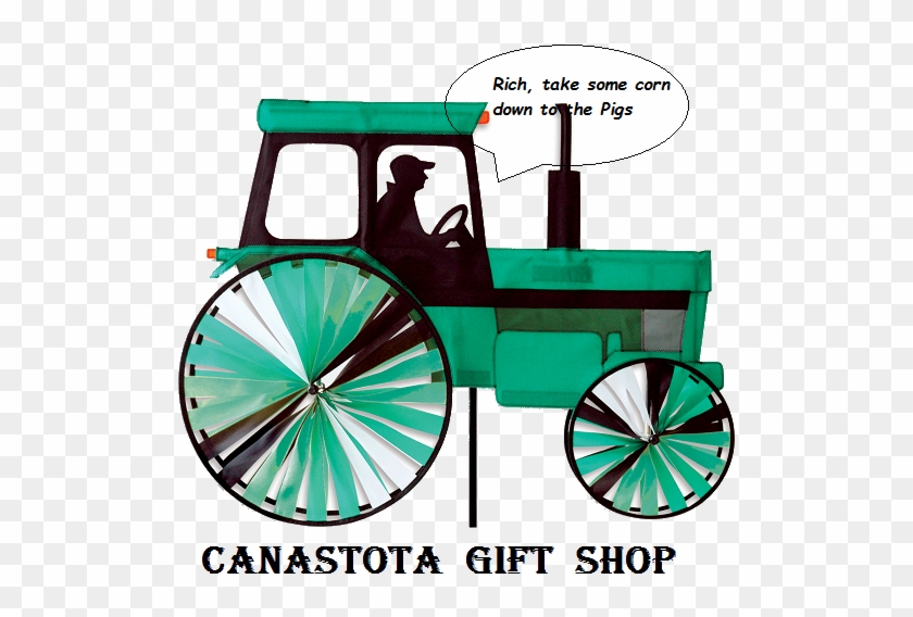 24" Modern Tractor Green Tractor Spinners Upc - حلوة ريشبوند #576123