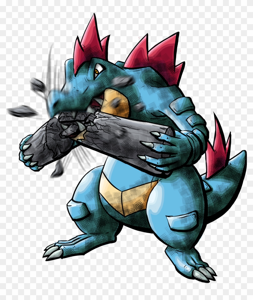 Feraligatr Used Crunch By Yggdrassal - Feraligatr #576336