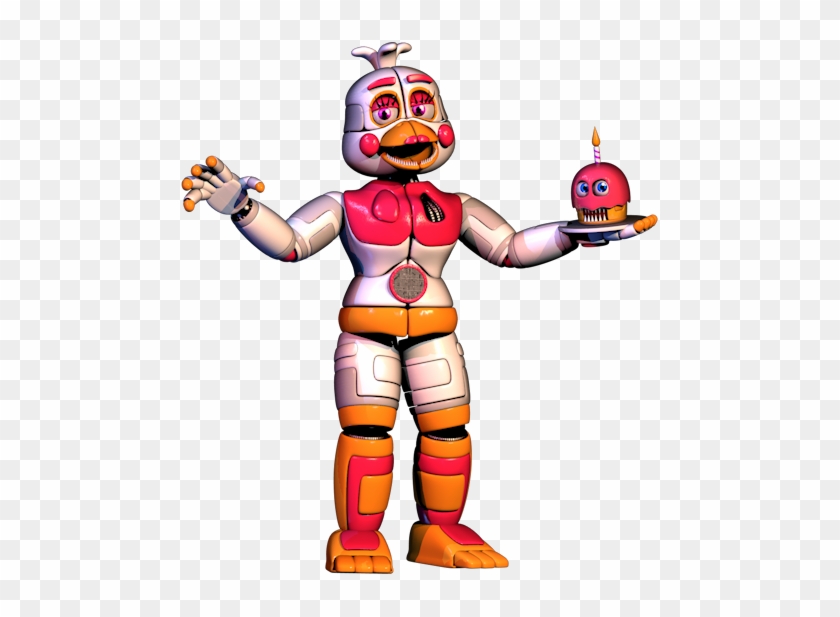 Funtime Chica V2 Fnaf World Funtime Chica Free Transparent Png