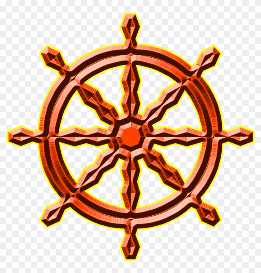 Ship's Wheel Anchor Boat Clip Art - Ship's Wheel Anchor Boat Clip Art #576466