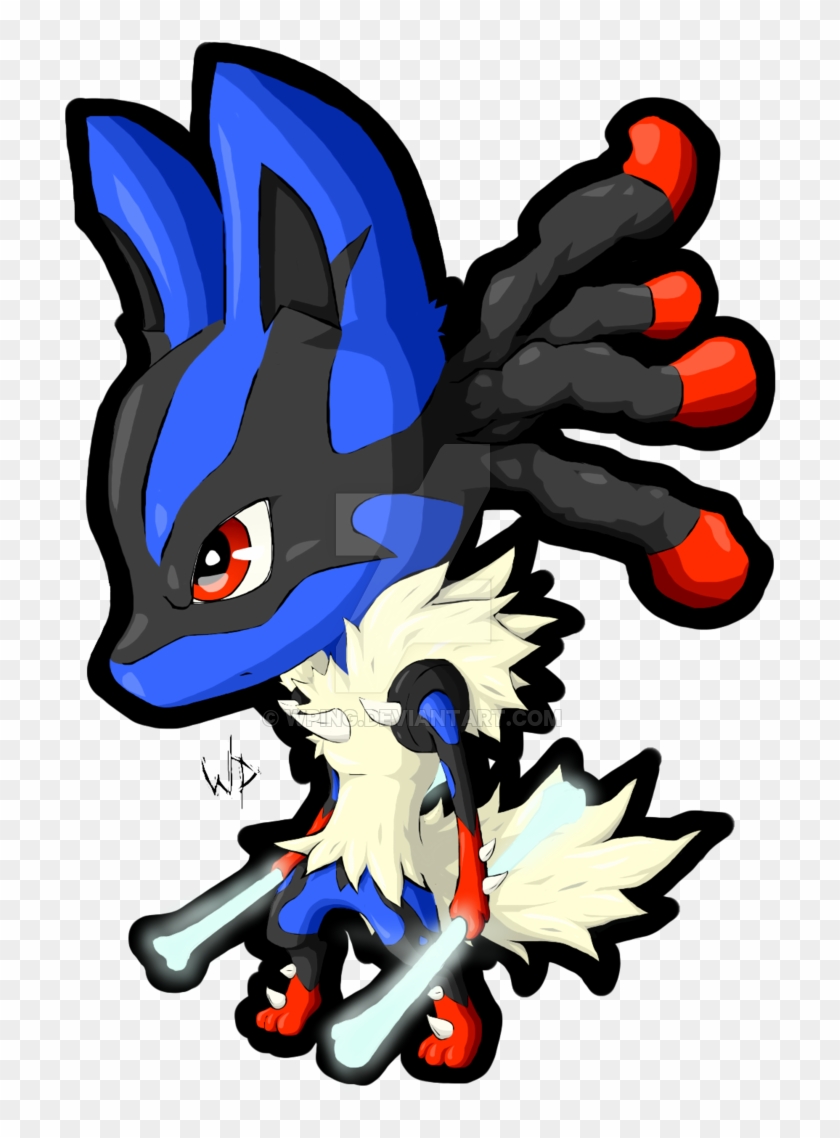 Mini Lucario Mega By Wping-d8vznrd - Pokemon Mega Lucario Chibi #576371