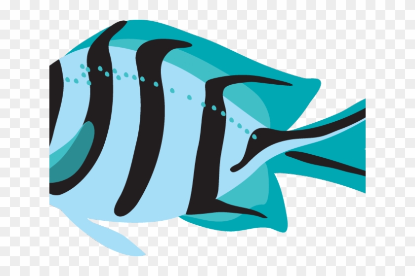 Tropical Fish Clipart Ocean Fish - Fish Black And White #576487