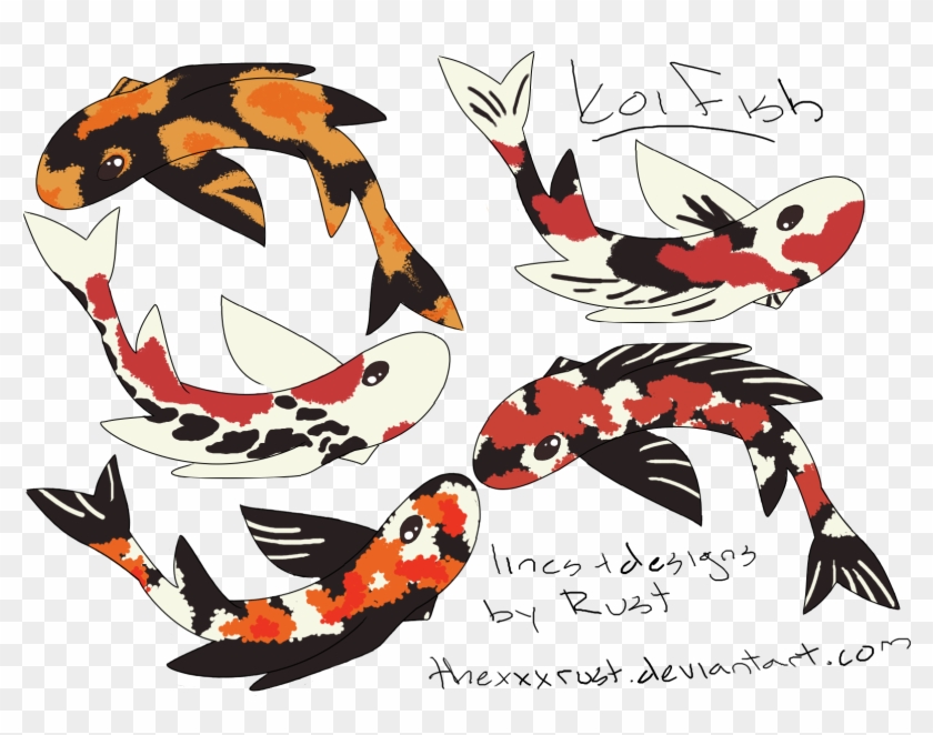 Koi Fish Or Dragon Adoptables By Thexxxrust - Koi Fish Design #576857