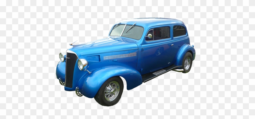 Classic Car Png Transparent Image - Blue Vintage Car Png #576997