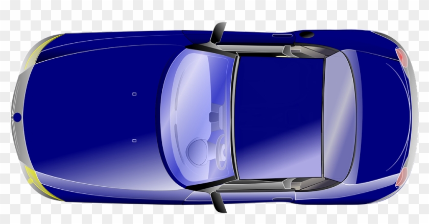 Car Clipart Top View Png - Top View Car Vector #577004