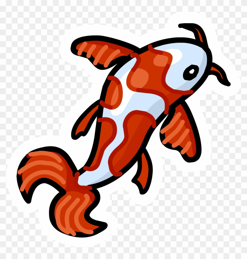 Koi Fish Pin - Club Penguin Pins #577021