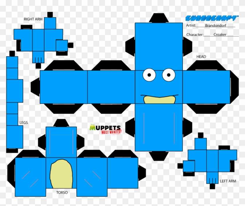 Croaker Cubee By Brandondorf9999 - Make Doraemon With Paper #577060
