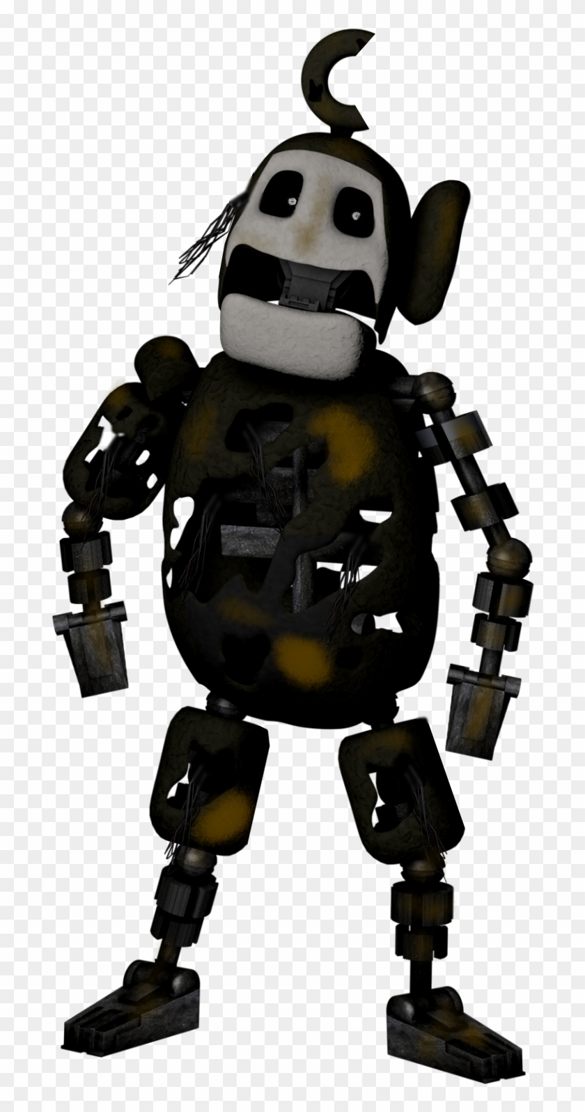 He Is Missing His Right Ear And He Has Endoskeleton - Five Nights At Tubbyland 3 Po #577083