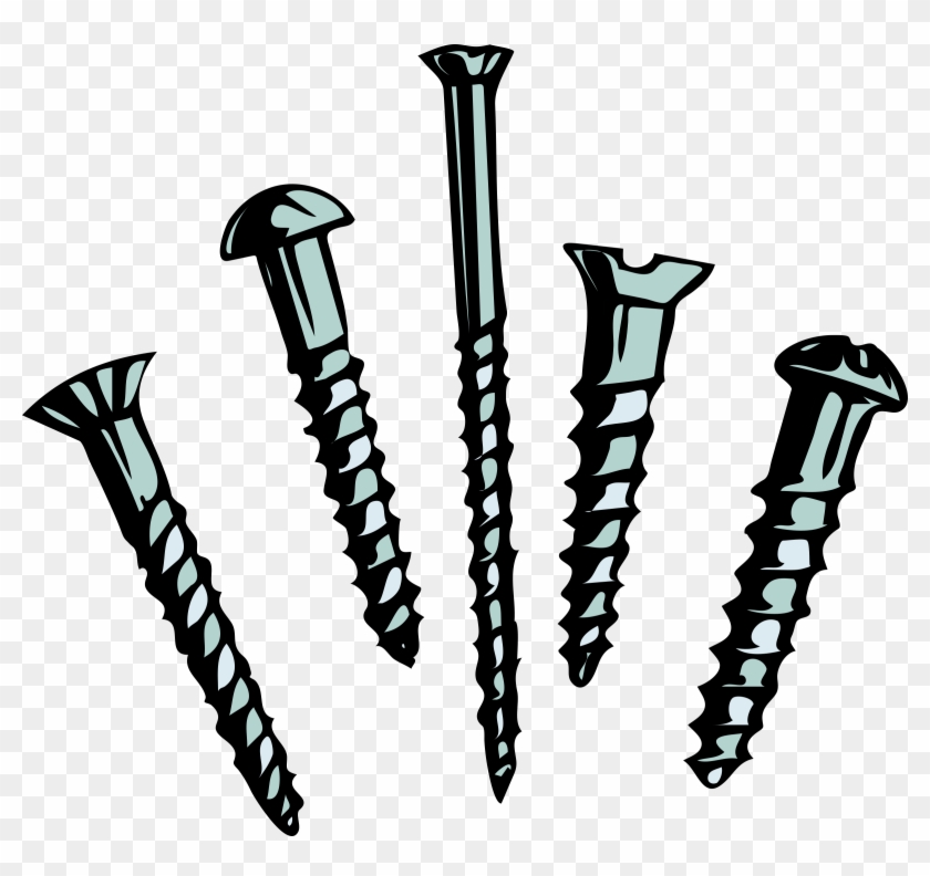 Screws Clipart Cartoon - Screws Clipart #577112