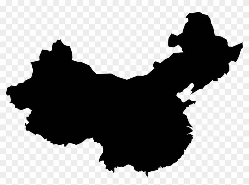Particularly Plastic, That We Produce In The Us Has - China Map Vector Png #577210