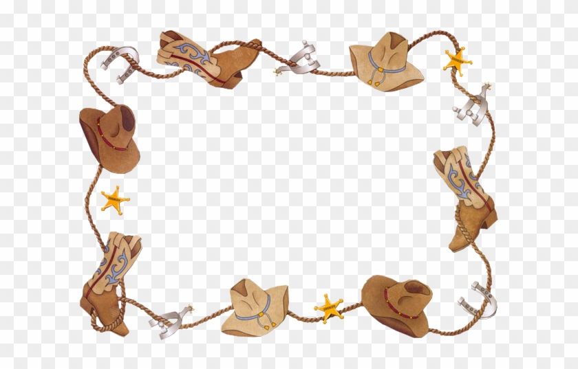 Country Western Thanksgiving - Western Border Clip Art #577233