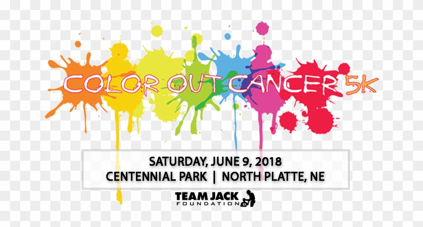 3rd Annual North Platte Color Out Cancer 5k - Paint Clip Art #577310