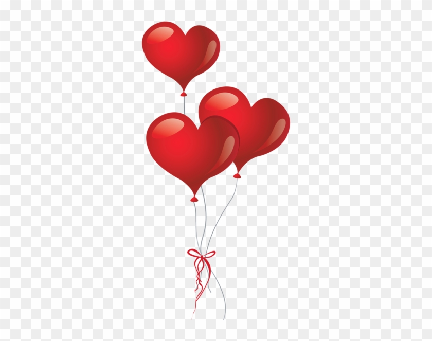Valentine's Day Clipart Heart Shaped Balloon - Valentine Day Balloons Gif #577428