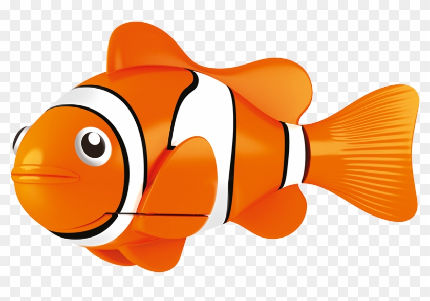 Robo Fish Clownfish Classic Orange - Zuru Robo Fish Water Activated Swimming Mechanism Clown #577544