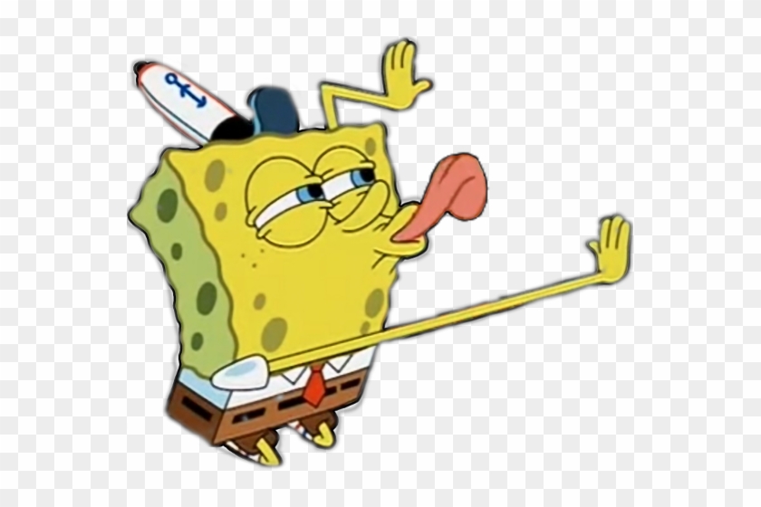 Spongebob Licking Meme Free Transparent Png Clipart Images Download