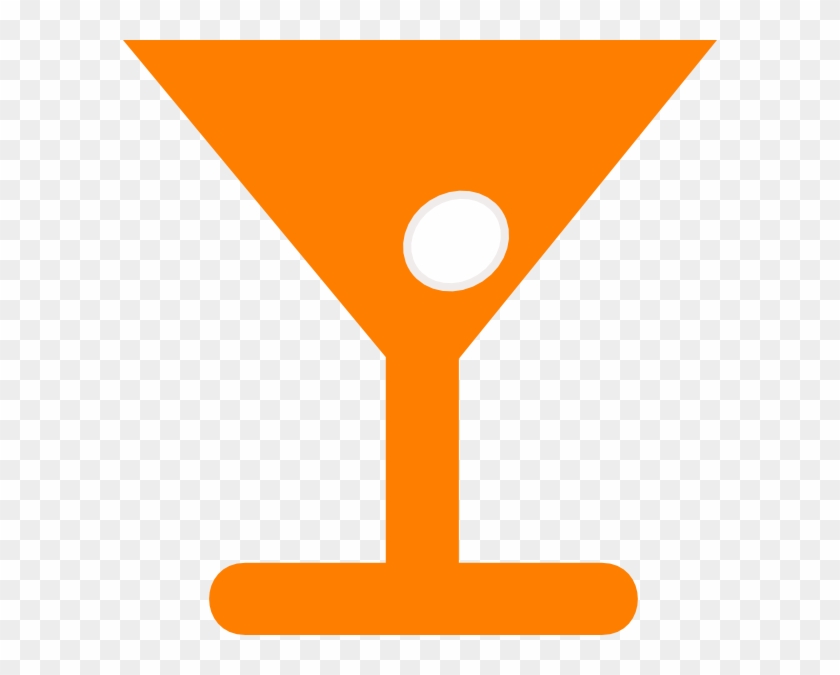 Martini Clip Art - Orange Martini Clipart #577791