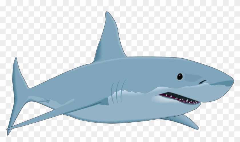 Shark Fish Clipart Seven - Great White Shark Clipart #577814