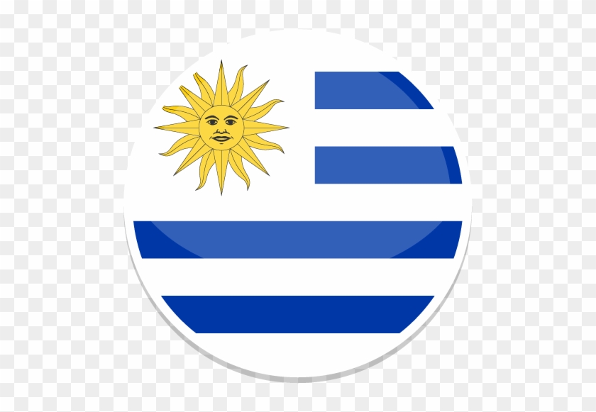 Open Circle Uruguay - Uruguay Flag Icon #577941