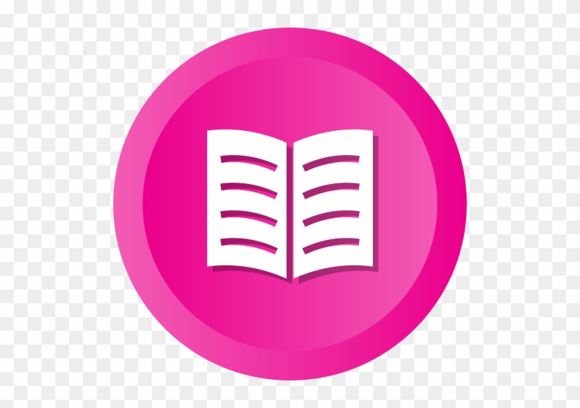 Book, Books, Education, Library, Reading, Open, Book, - Pink Document Icon #577982