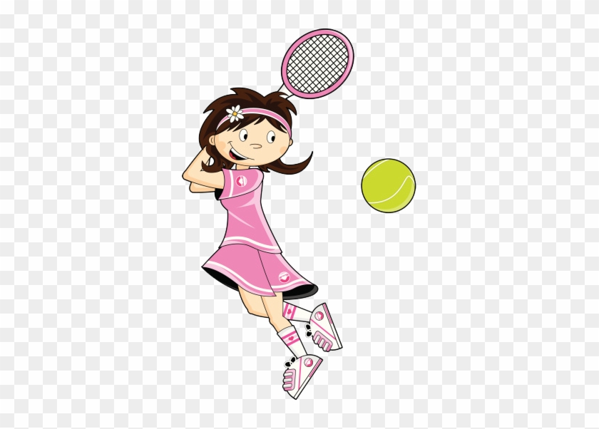 Achievement Through Determination - She Is Playing Tennis #578007