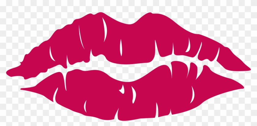 Red Cartoon Lips Clip Art - Lipstick Lips Cartoon #578026