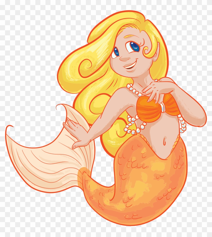 Walleye Cliparts 13, Buy Clip Art - Blonde Mermaid #578106