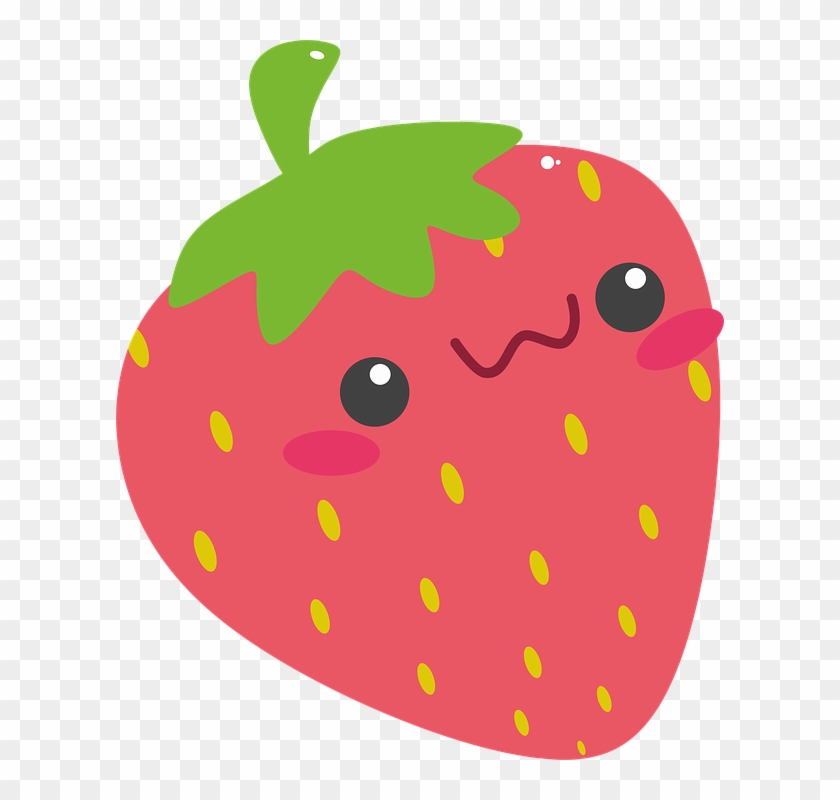 Cartoon Pictures Of Apples 22, Buy Clip Art - Gambar Buah Strawberry Animasi #578119