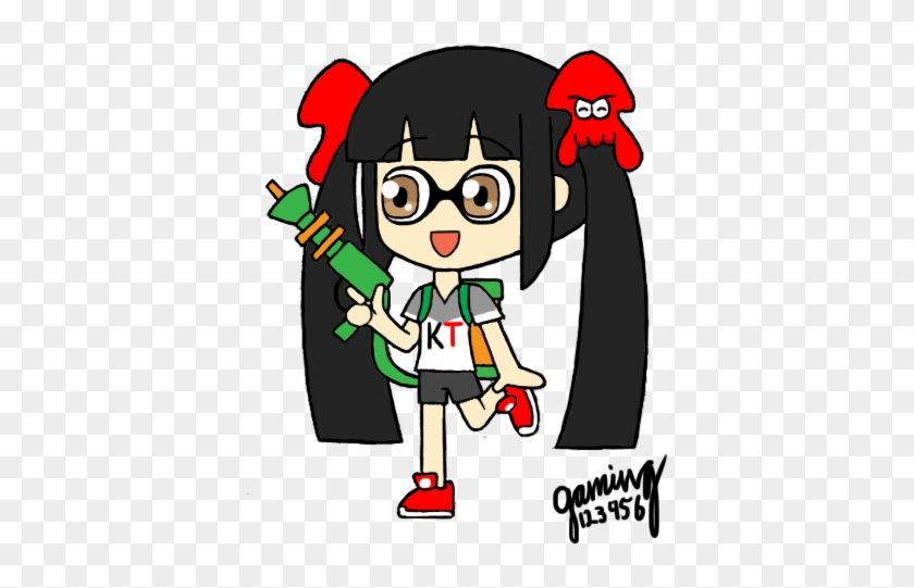 Dw X Splatoon *inkling-girl Da Qiao* By Gaming123456 - Cartoon #578136