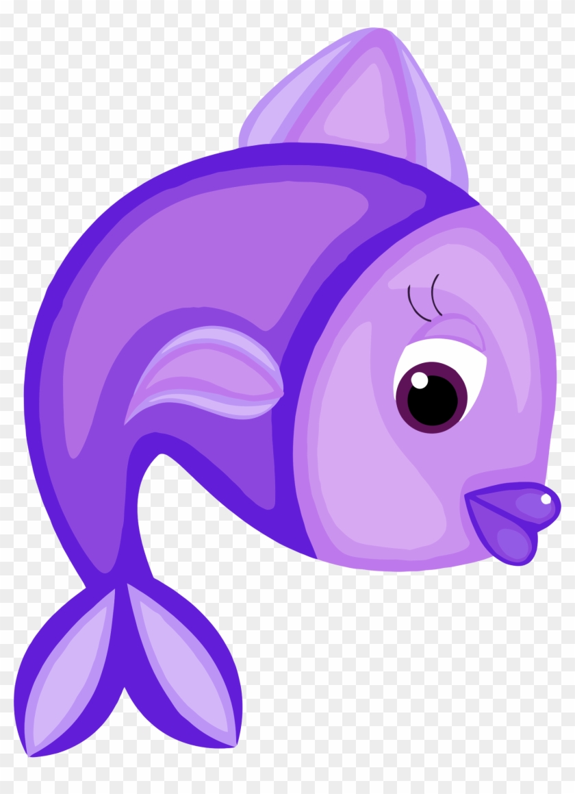 Ocean Fish Clipart Download - Blue Fish Cartoon #578201