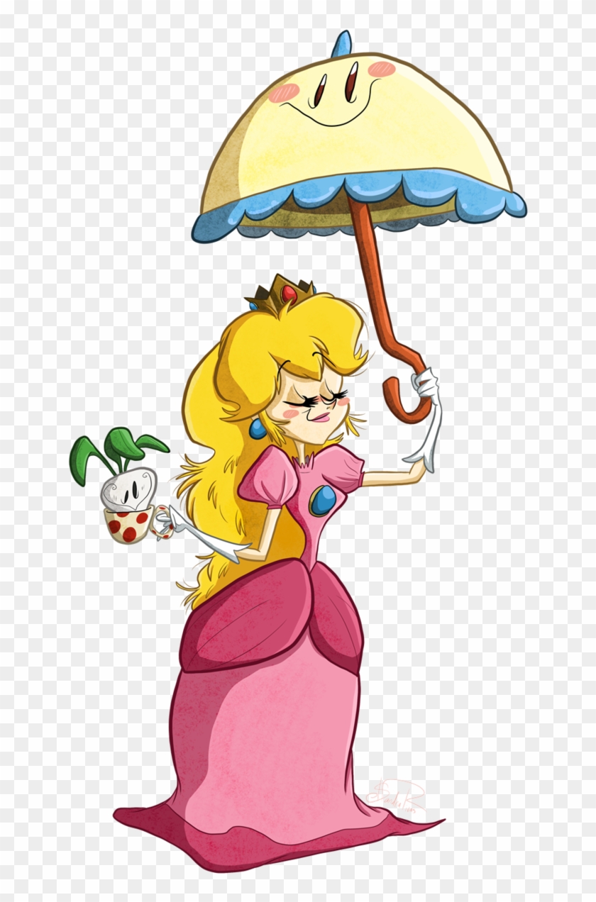 Princess Peach By Sandra Rivas So Cute - Princess Peach With Umbrella #578220