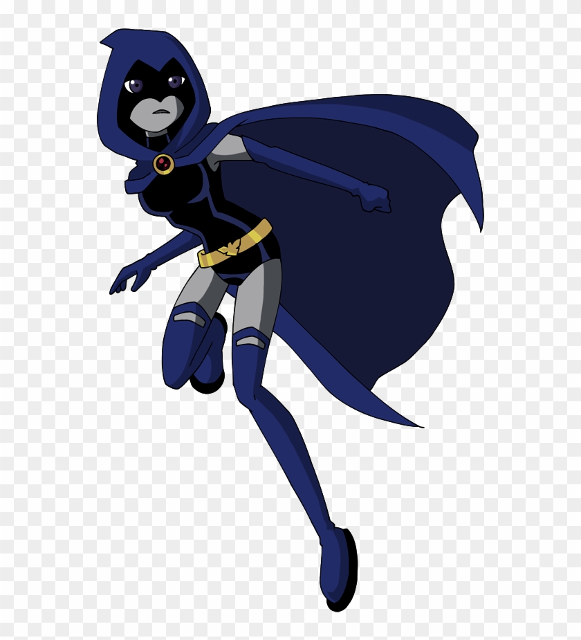 Tt Raven Flying By Glee Chan - Raven Teen Titan Png #578357