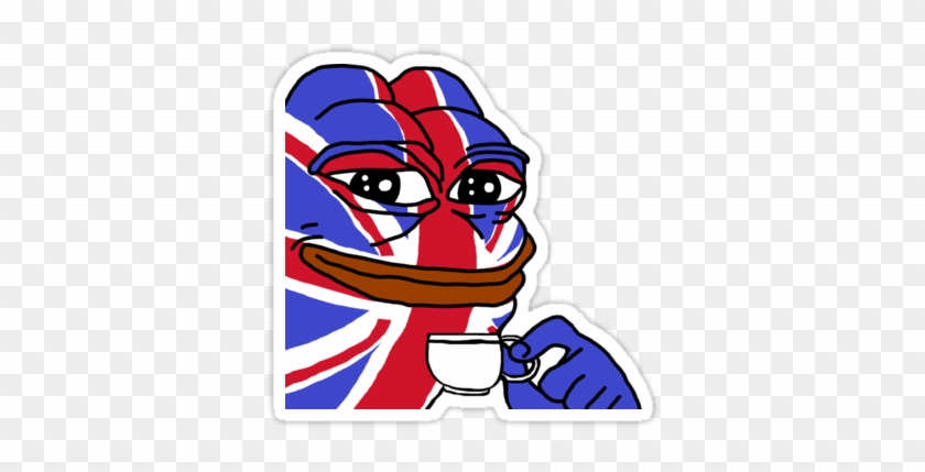 Brexit, British, Tea, Union Jack - Pepe Pepe Pepe Sticker #578439