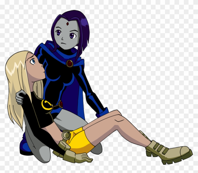 Raven Rescues Terra By Glee-chan - Terra Deviantart #578444