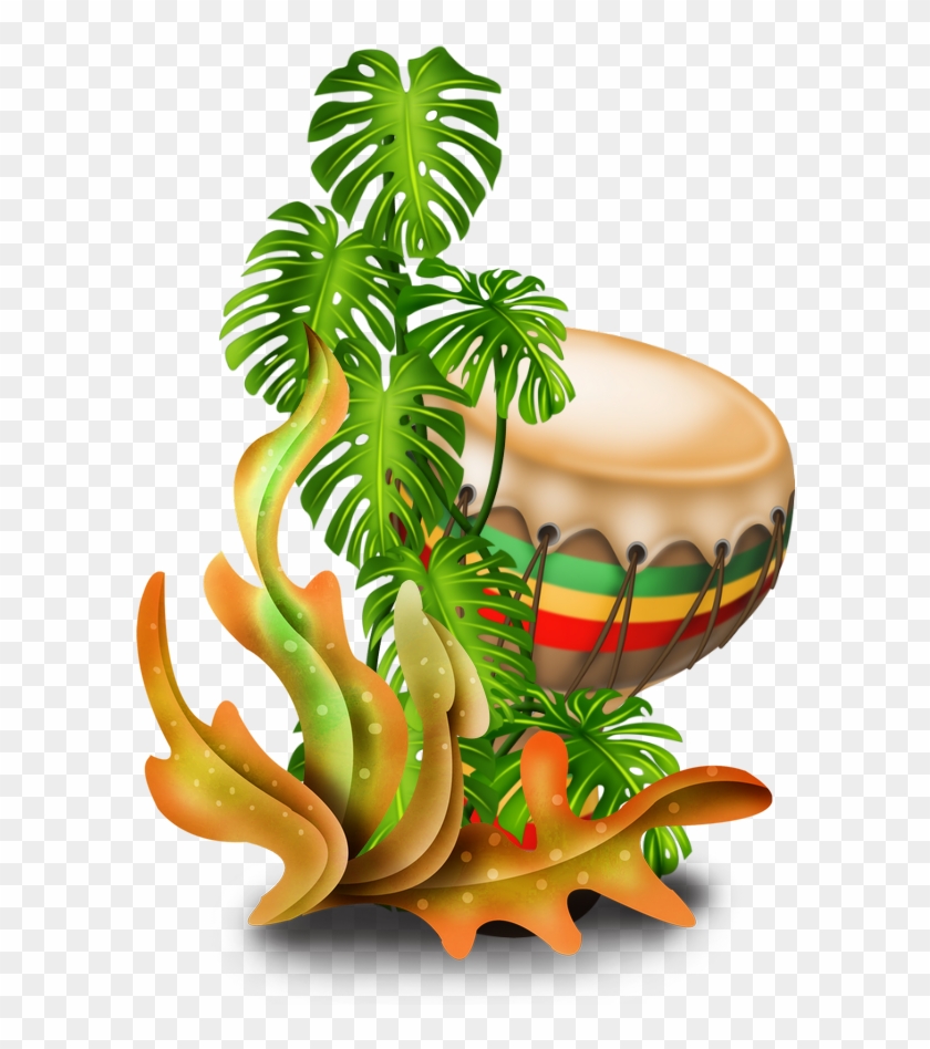 Hawaiian Aloha Tropical - Hawaiian Clipart Png #578540