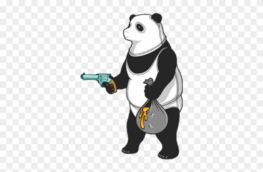 Panda Sticker - Gun Honey #578612