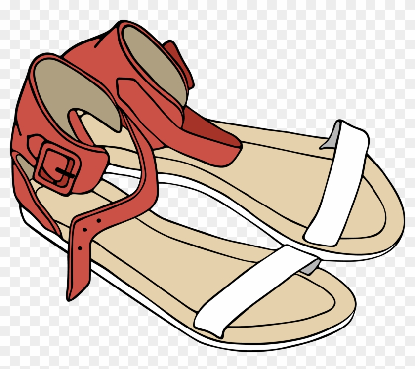 Sandal Euclidean Vector Clip Art - Girls Sandals Clipart #578714