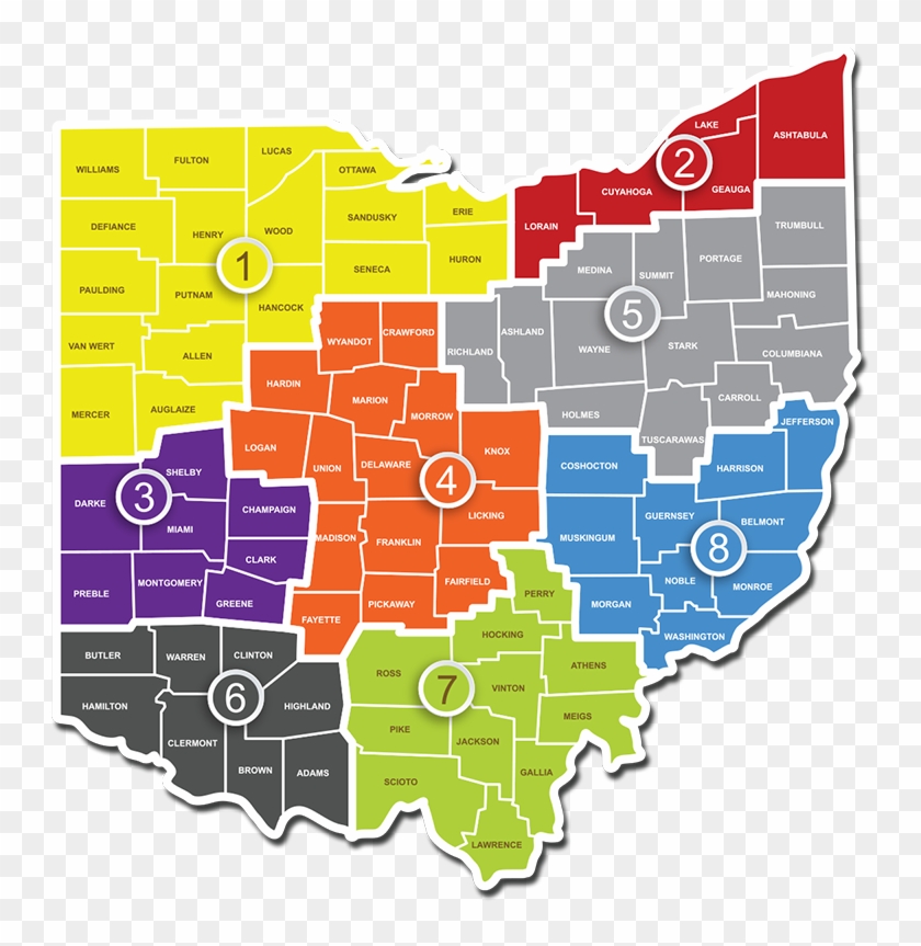 Rpab Region Map - Ohio Homeland Security Regions #578780