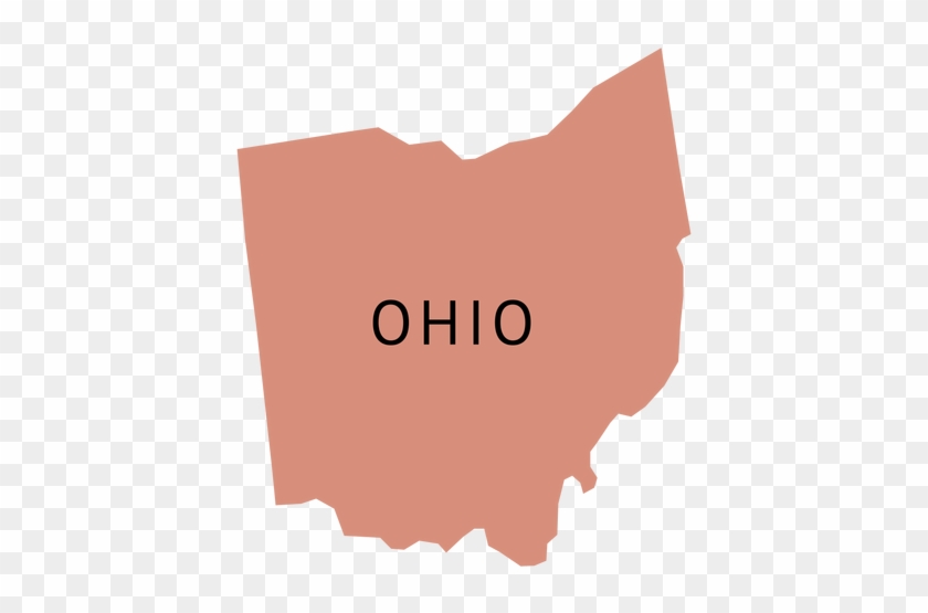 Ohio State Plain Map Transparent Png - Ohio Png #578818