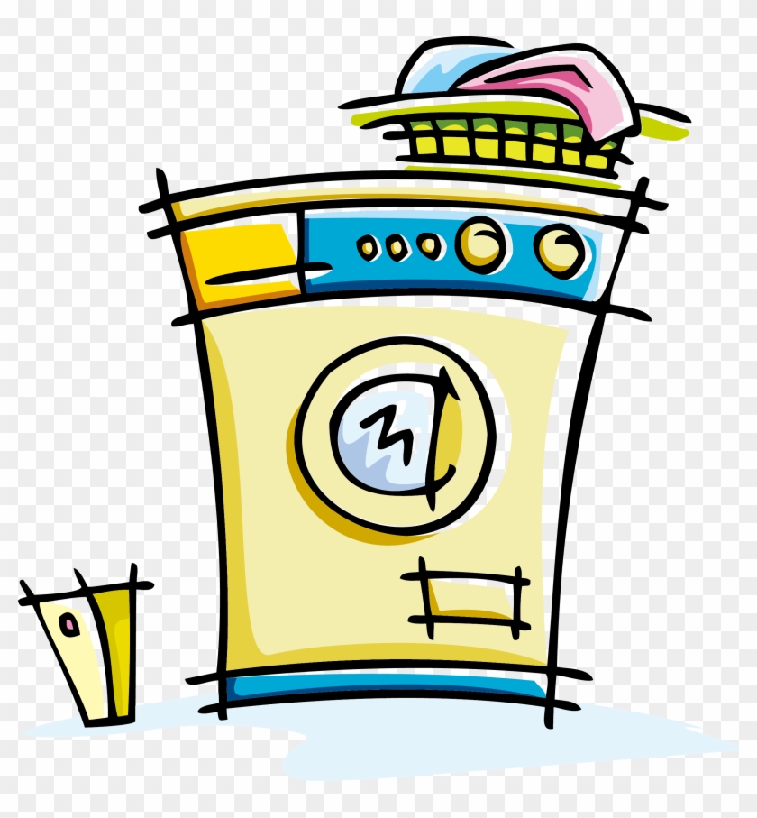 Washing Machine Laundry Home Appliance Clip Art - Washing Machine Laundry Home Appliance Clip Art #578870