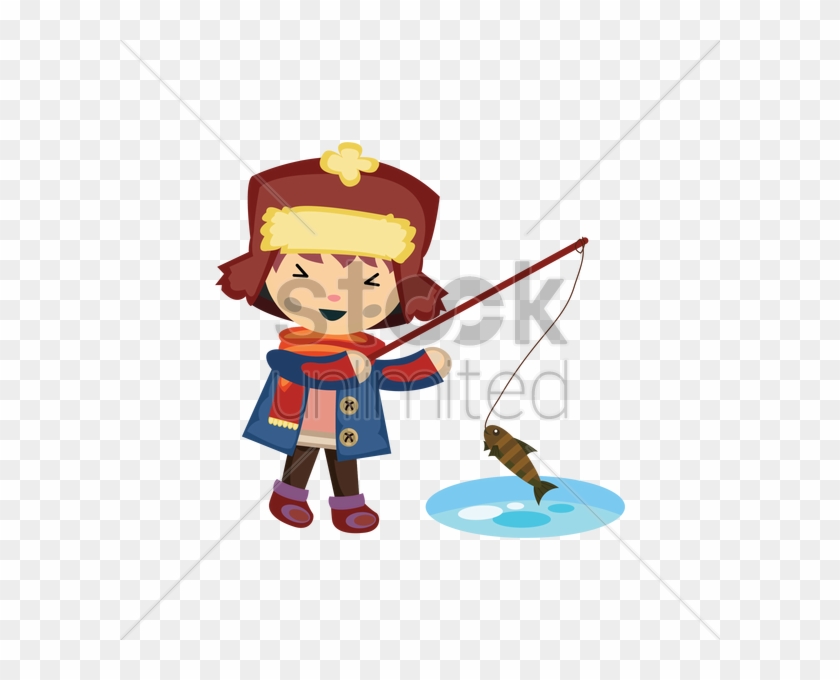 Pin Little Girl Fishing Clipart - Fishing #578847