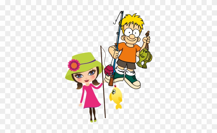 Pin Kids Fishing Clipart - Fishing Kids #578849