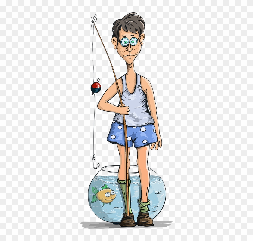 Boy Fishing Clipart - Fishing #578882