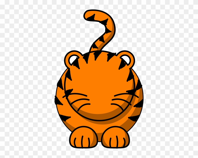 Arthwick Store Cartoon Illustration Of A Smiling Tiger #579145