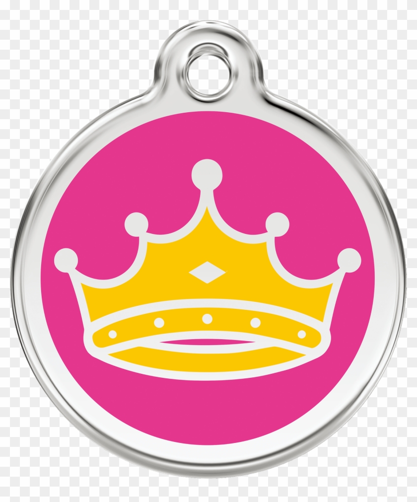 1qchpm, 9330725055568, Image - Red Dingo Queen Pet Id Tag - Hot Pink #579209