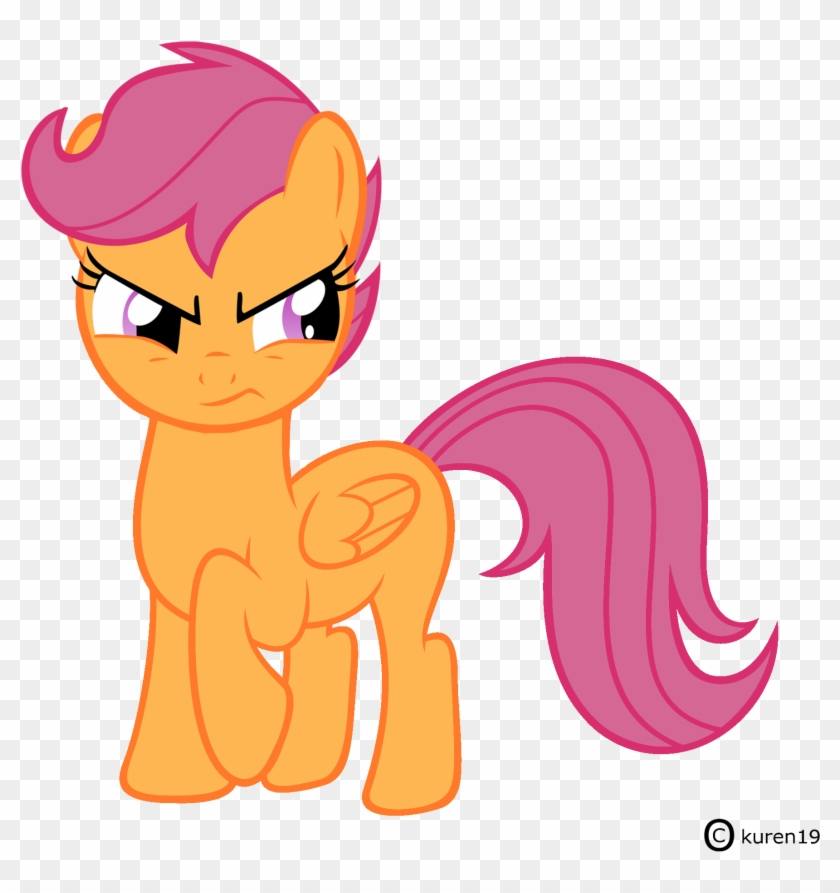 Drawing Mesmerizing My Little Pony Scootaloo 22 Large - Mlp Scootaloo Angry #579206
