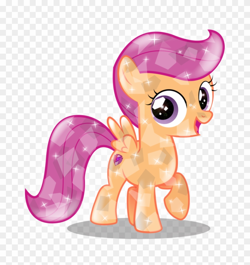 Drawing Impressive My Little Pony Scootaloo 21 Crystal - My Little Pony Scootaloo #579265