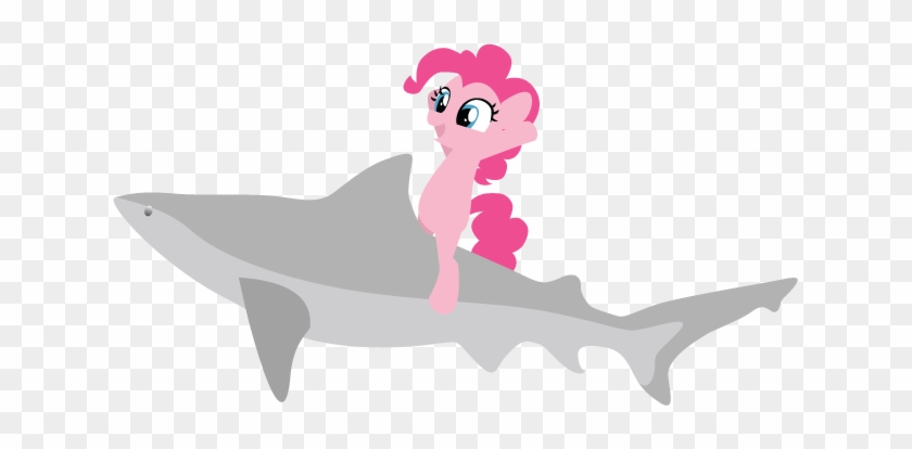 Shark Pinkie Pie Land Shark Pink Fish Mammal Vertebrate - Cartoon #579274