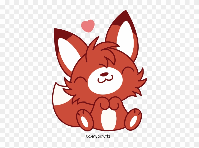 Cute Red Fox Drawing For Kids - Adorable Fox #579292