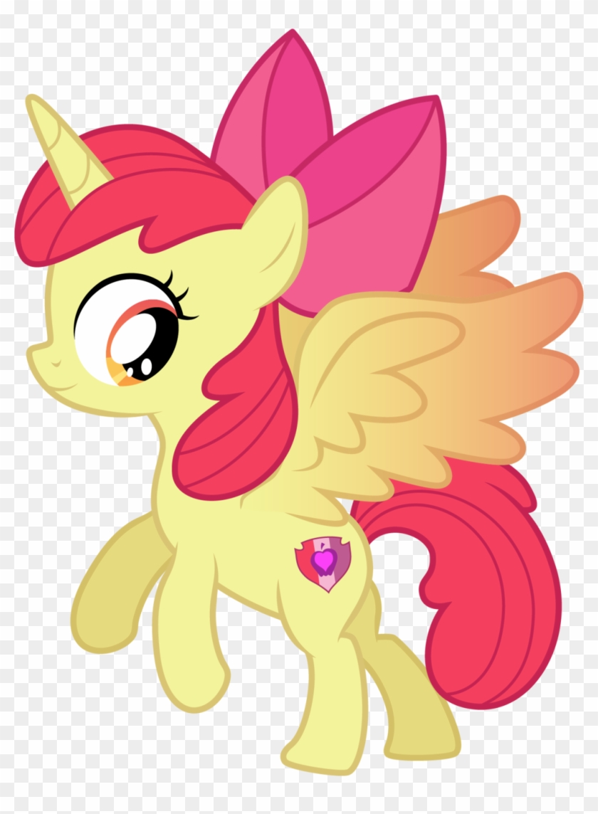 Drawing Impressive My Little Pony Apple Bloom 6 Request - My Little Pony Apple Bloom Alicorn #579329